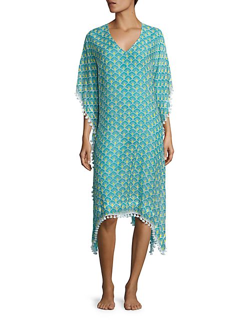 Roberta Roller Rabbit - Naolin Pompom Trimmed Caftan