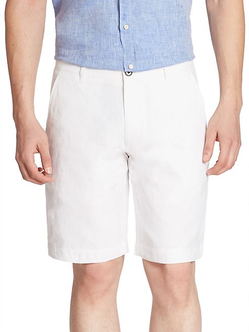 Saks Fifth Avenue Collection - Solid Linen Shorts