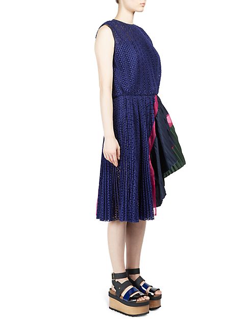 Sacai - Dot Lace Dress