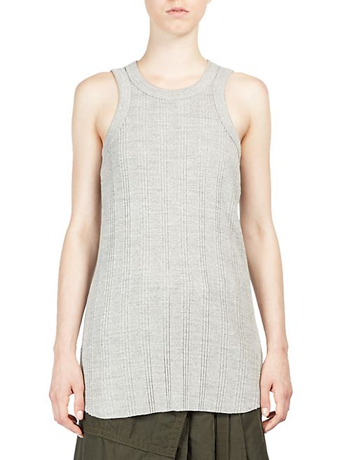 Sacai - Melange Knit Tank