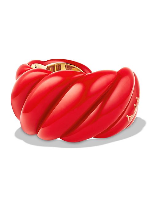 David Yurman - Sculpted Cable Resin Cable Cuff