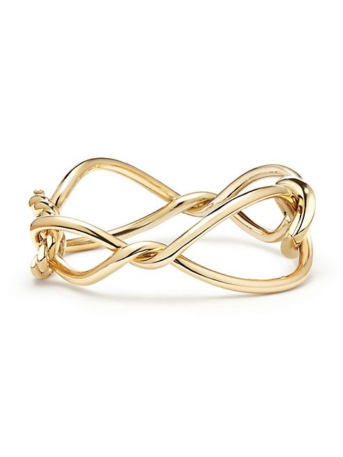 David Yurman - Wisteria Bold Bangle in 18K Gold