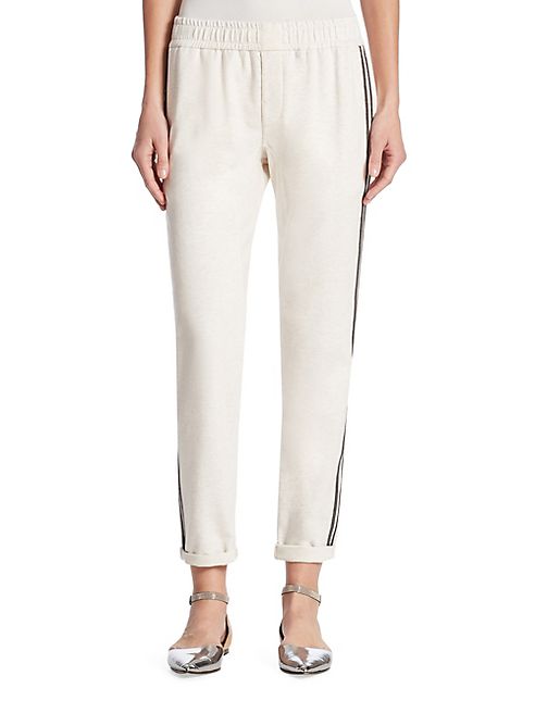 Brunello Cucinelli - Striped Jogger Pants