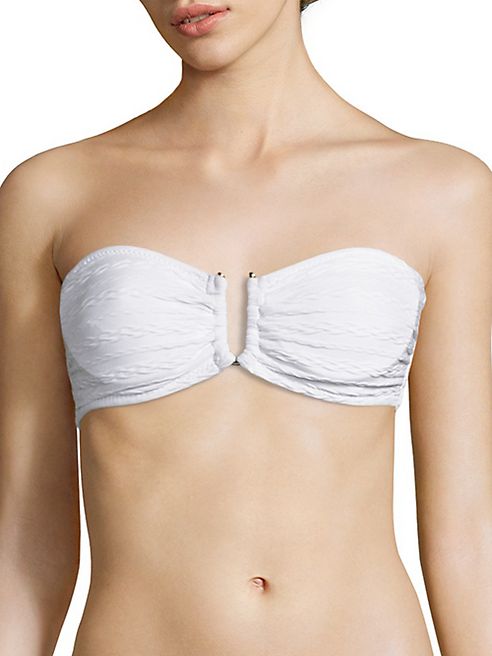 Shoshanna - V-Ring Bandeau Bikini Top