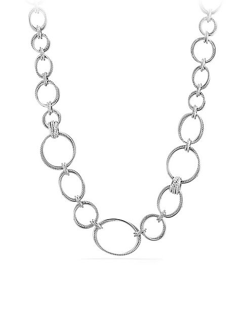 David Yurman - Crossover Convertible Statement Necklace with Diamonds