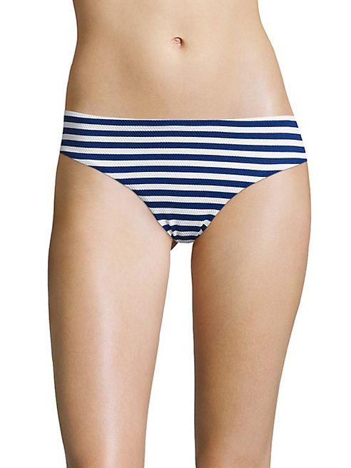 Shoshanna - Marine Striped Pique Hipster Bottom