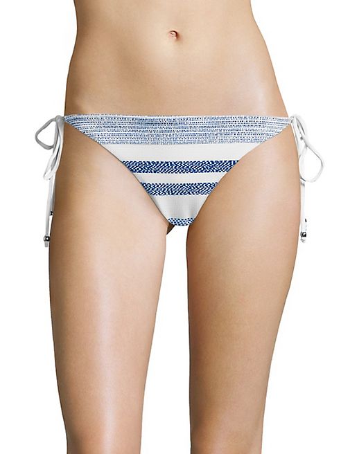 Shoshanna - Striped Clean String Bikini Bottom