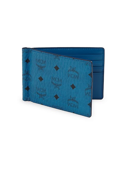 MCM - Claus Coated Canvas Money Clip Wallet