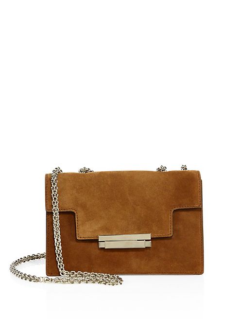 AERIN - Resort 17 Cocktail Suede Shoulder Bag