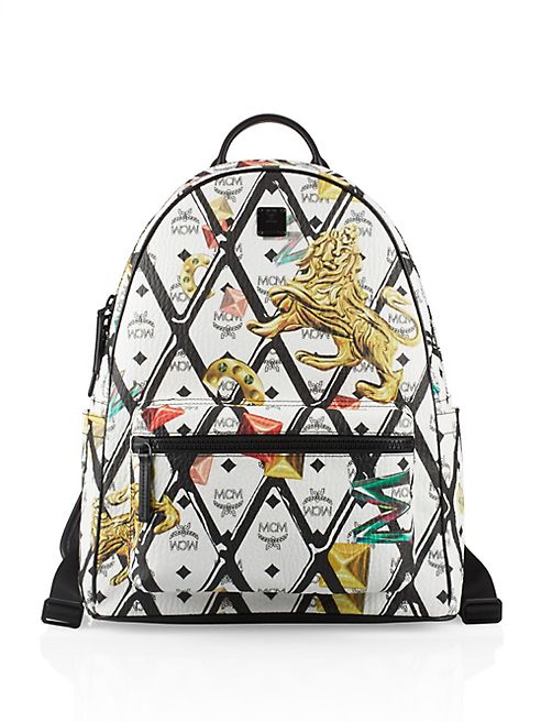 MCM - Motif Rombi Backpack