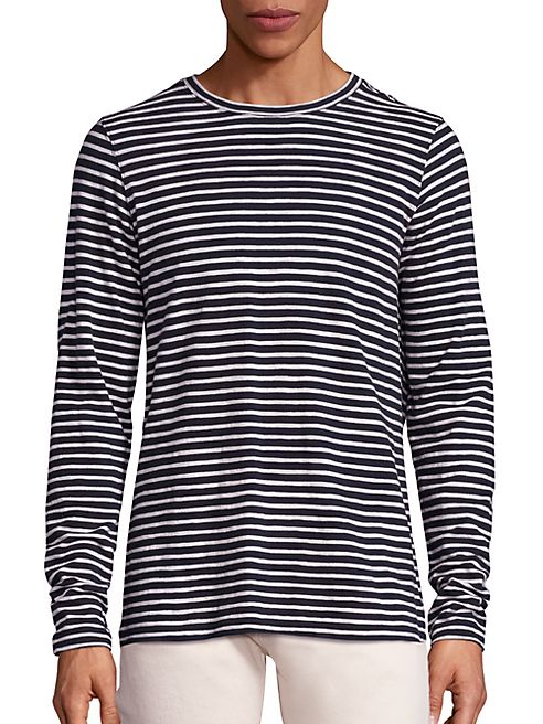 Vince - Striped Long Sleeve Tee