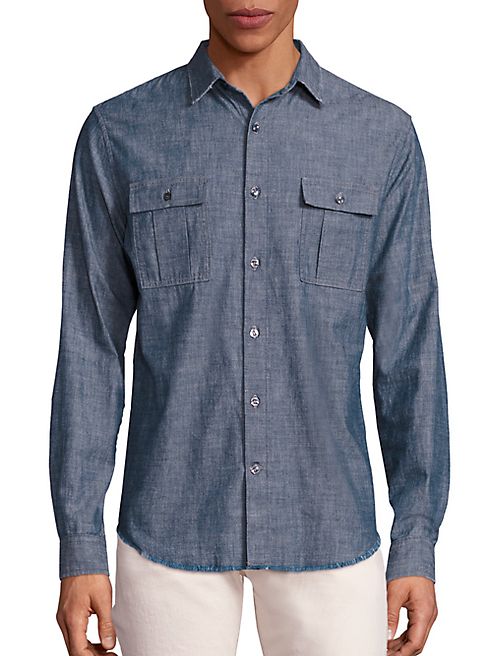 Vince - Distressed Rinse Wash Shirt