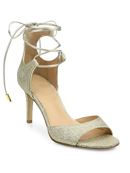 Diane von Furstenberg - Rimini 2 Diamond-Textured Sandals