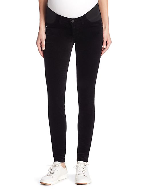 J Brand Maternity - Mama Super Skinny Velvet Pants