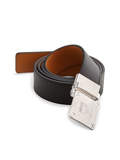 MCM - Adjustable Buckle Leather Belt