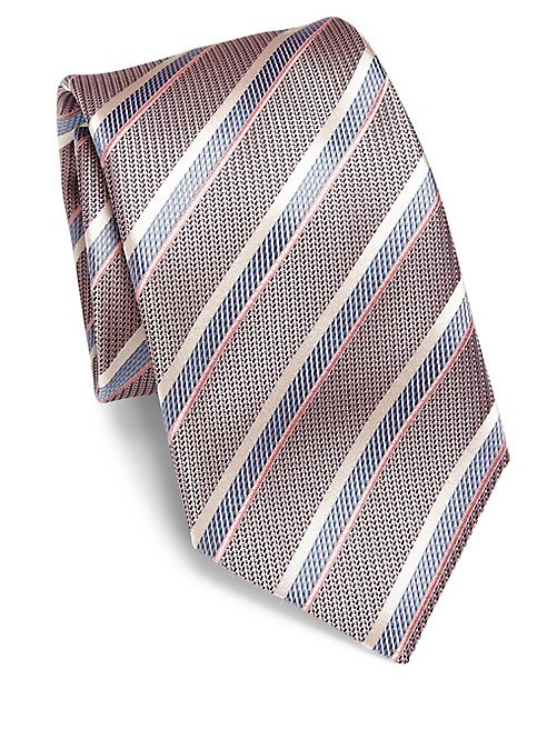 Brioni - Diagonal Striped Silk Tie