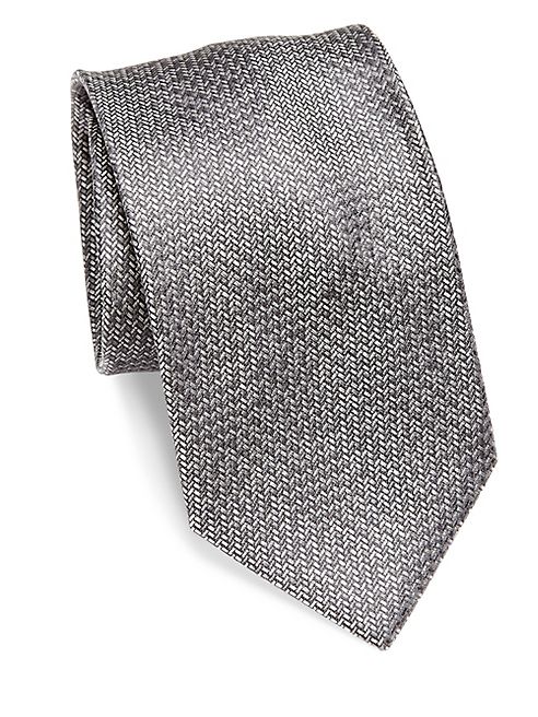 Brioni - Dual-Tone Textured Silk Tie