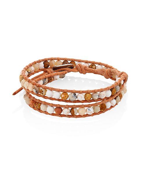 Chan Luu - Jasper Mix Beaded Wrap Bracelet