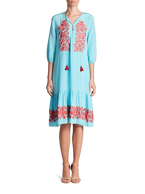 FIGUE - Misty Embroidered Dress