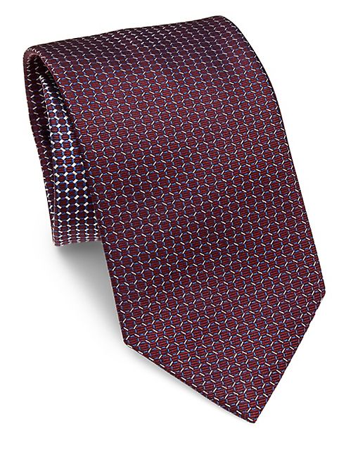 Brioni - Wheel Printed Silk Tie