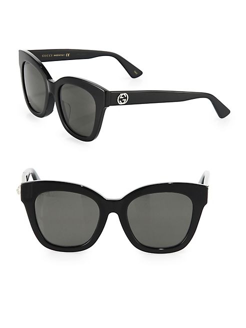 Gucci - 52MM Square Cat's-Eye Sunglasses