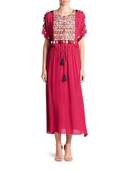 FIGUE - Naya Embroidered Dress