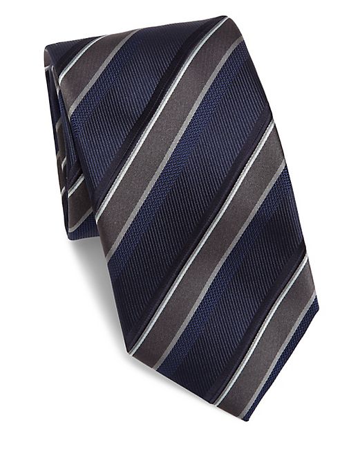 Brioni - Striped Silk Tie