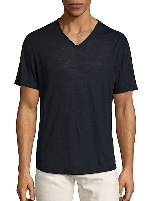 Vince - Raw Edge V-Neck Tee