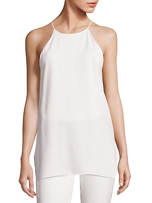 Halston Heritage - Solid Strappy Tank Top