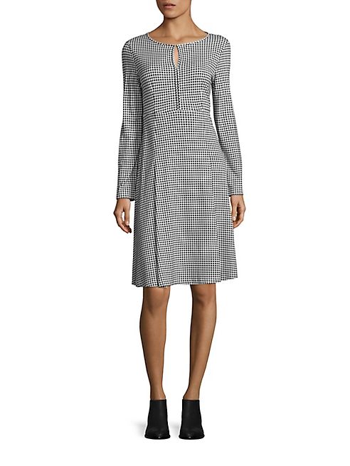 Weekend Max Mara - Urbano Check Keyhole Dress