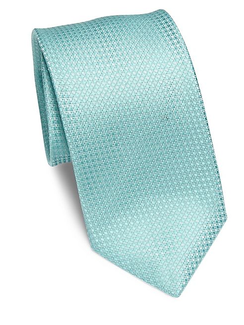 Brioni - Micro Checkered Silk Tie