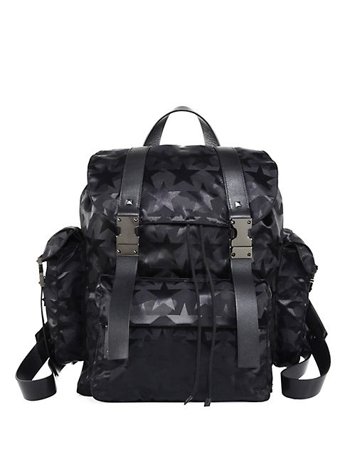 Valentino - Star-Printed Backpack