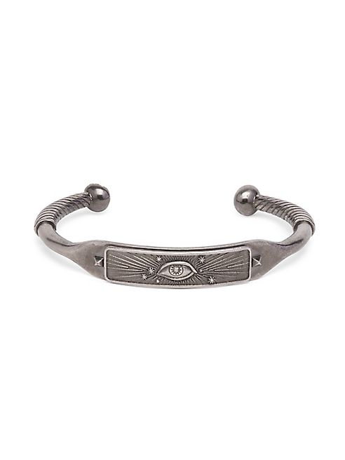 Valentino - Santeria Silvertone Eye Cuff Bracelet