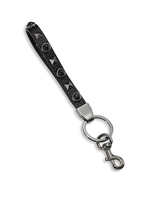 Valentino - Studded Leather Keyring