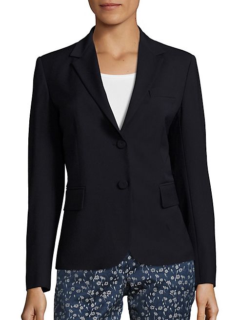 Weekend Max Mara - Penny Twill Crepe Virgin Wool Blend Blazer