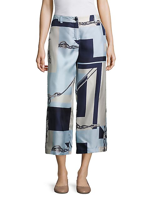 Weekend Max Mara - Hiberis Silk Crop Pants