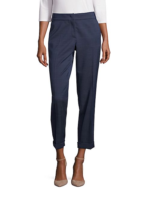 Weekend Max Mara - Visone Wool-Blend Dress Pants