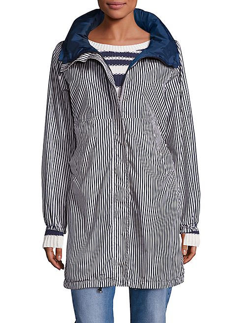 Weekend Max Mara - Lucca Stripe Long Raincoat