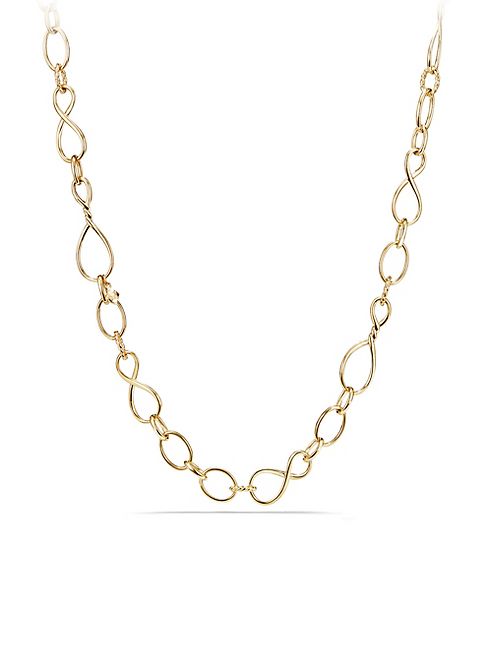 David Yurman - Continuance Medium Chain Necklace in 18K Gold/32