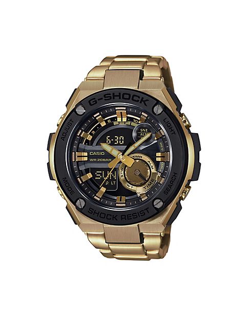 G-Shock - G-Steel Ana-Digi Goldtone Stainless Steel Watch