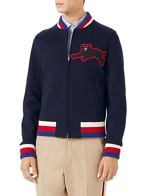 Gucci - Panther Jersey Bomber Jacket