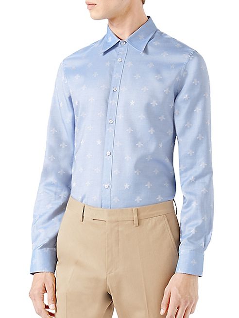 Gucci - Bee Jacquard Oxford Duke Shirt