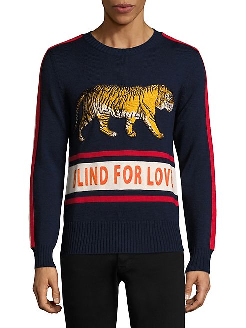 Gucci - Tiger Stripe Wool Sweater