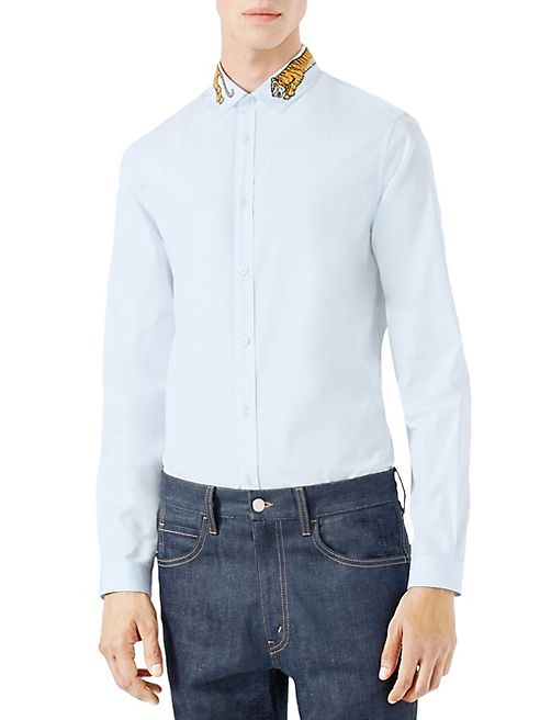 Gucci - Cotton Duke Shirt with Tiger