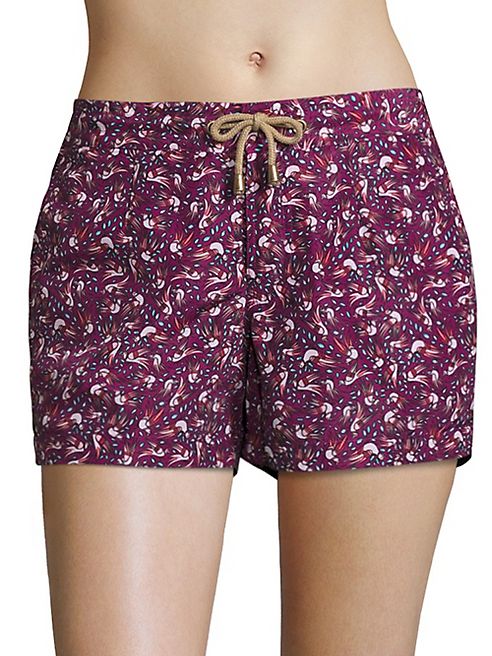 Thorsun - Athena Bird-Print Swim Shorts