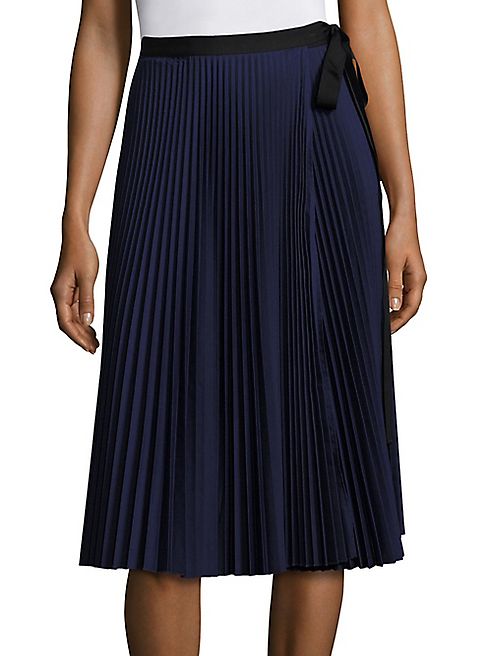 Tome - Pleated Tie Skirt