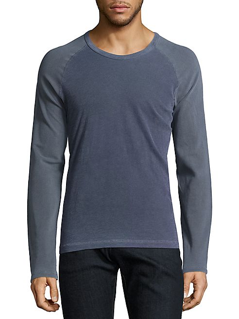 Splendid Mills - Mix Media Long Sleeve Tee