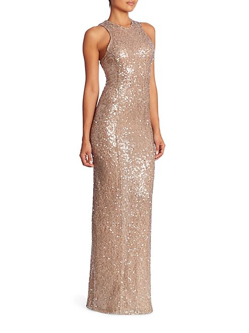 Galvan - Sequin Embellished Gown