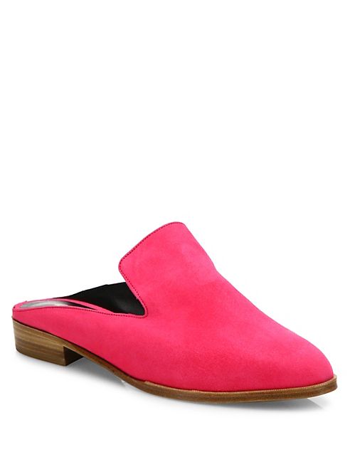 Robert Clergerie - Alicem Suede Flat Mules