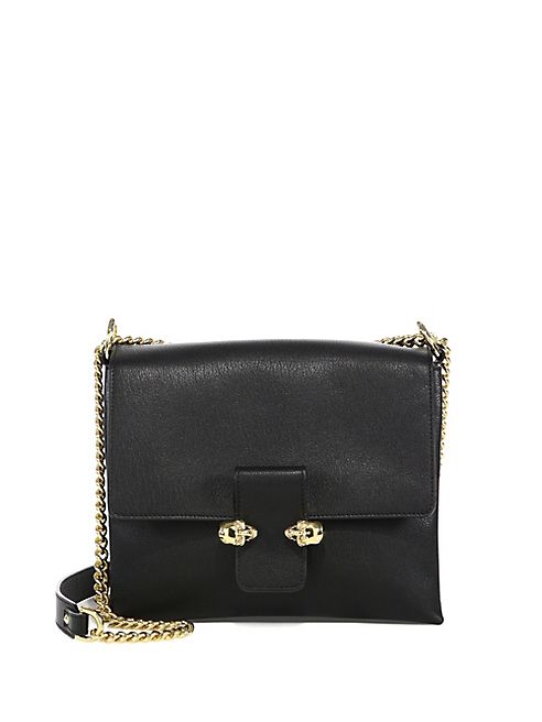 Alexander McQueen - Twin Skull Leather Crossbody Bag